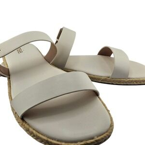 Kensie Flora Off White‎ Espadrille Flatform Sandals Size 9.5M Women's EUC